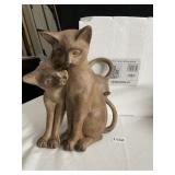 PURR FECT LOVE CAT SCULPTURE W/ CASE