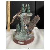 SUNRISE CASCADE FIGURINE W/ STYROFOAM COVER