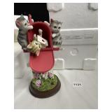 BRADFORD EXCHANGE LOVE LETTERS KITTEN SCULPTURE
