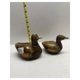 WOOD DUCKS W/ COPPER/BRASS ENHANCEMENT 4.5" &