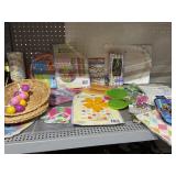 PARTY SUPPLIES INCLUDING PLASTIC FORKS AND SPOONS