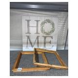 WOOD BOARD WITH VERSE