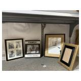 FOUR PICTURE FRAMES INCLUDING FAMILY SO HAPPY