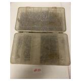 ORGANIZER WITH FISHING WEIGHTS AND SINKERS