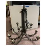 iron chandelier 30" across