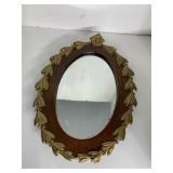MIRROR WOODEN FRAMED 16 X 12