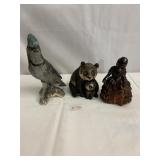 FIGURINES BELLEEK AND OTHERS NEED CLEANED