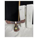 BRADFORD EXCHANGE 10TH ANNIVERSARY EAGLE UNITED