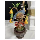 PARTRIDGE IN A PEAR TREE FIGURINE IN STYROFOAM