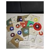 20 ASSORTED 45 RECORDS GOOD CONDITION