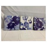 3 PRINTS ON CANVAS BELLA 12" X 12"