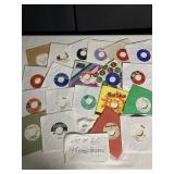 20 ASSORTED 45 RECORDS GOOD CONDITION