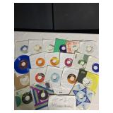 20 ASSORTED 45 RECORDS GOOD CONDITION