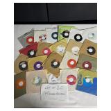 20 ASSORTED 45 RECORDS GOOD CONDITION