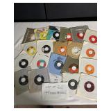 20 ASSORTED 45 RECORDS GOOD CONDITION