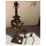 COMPOSITION LAMP WITH BALL CENTER