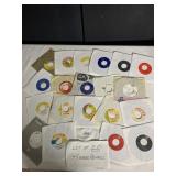 20 ASSORTED 45 RECORDS GOOD CONDITION