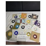 20 ASSORTED 45 RECORDS GOOD CONDITION