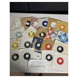 20 ASSORTED 45 RECORDS GOOD CONDITION
