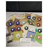 20 ASSORTED 45 RECORDS GOOD CONDITION