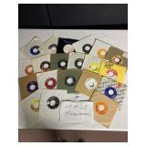 20 ASSORTED 45 RECORDS GOOD CONDITION