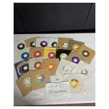 20 ASSORTED 45 RECORDS GOOD CONDITION