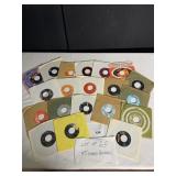 20 ASSORTED 45 RECORDS GOOD CONDITION