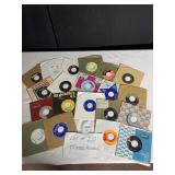 20 ASSORTED 45 RECORDS GOOD CONDITION