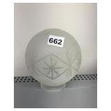 FROSTED SHADE FEELING GLOBE IDEAL FOR HALLWAY