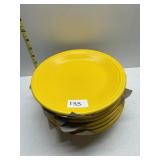 YELLOW FIESTA 7.25" SUNFLOWER YELLOW PLATES EACH
