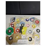 20 ASSORTED 45 RECORDS GOOD CONDITION