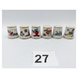 6 DISNEY THIMBLES