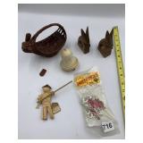 WIND UP MUSICAL BABY TOY BELL, BUNNY BASKET NEEDS