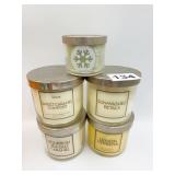 SUN WASHED PETALS 5 CANDLES SWEET CARMEL