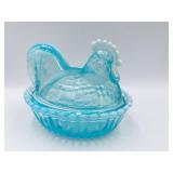 BLUE OPALESCENT NESTING PEN WESTMORELAND BOTH