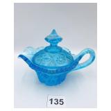 KEMPLE WHEATON BLUE AQUA CREAMER