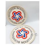 AM. REVOLUTION BICENTENNIAL TRAYS 11" D
