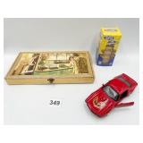 MINI JENGA, FERRARI TOY CAR, CIGAR BOX