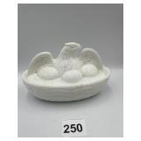 EAGLE ON NEST, EGGS PORTO RICA, CUBA,