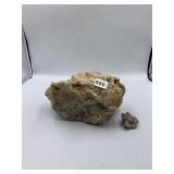 LARGE ROCK AND SMALLER ROCK