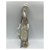 LLADRO WOMAN WITH UMBRELLA, 14.5