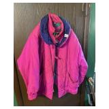 RETRO PINK WINTER COAT, SZ L