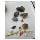 ASSORTED SEMI PRECIOUS STONES AND MINERALS