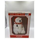 COCA COLA POLAR BEAR COOKIE JAR IN OB