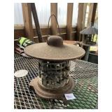 CAST IRON JAPANESE GARDEN LANTERN