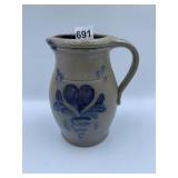 2000 ROWE POTTERY SALT GLAZE PITCHER