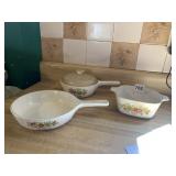 SPICE OF LIFE CORNING BAKING DISH, PANS, ONE WITH