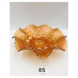 NORTHWOOD BOWL MARIGOLD 9 INCH RUFFLED EDGE WITH