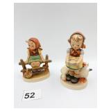 1958 - 192 - 4.75" H GOOSE GIRL - FEEDING GEESE