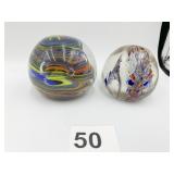 SWIRL DESIGN PAPER WEIGHT, 2ND PAPER WEIGHT